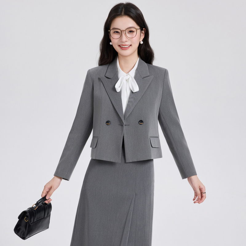 Women Formal Wear For Interview - Conjunto de traje falda para mujer