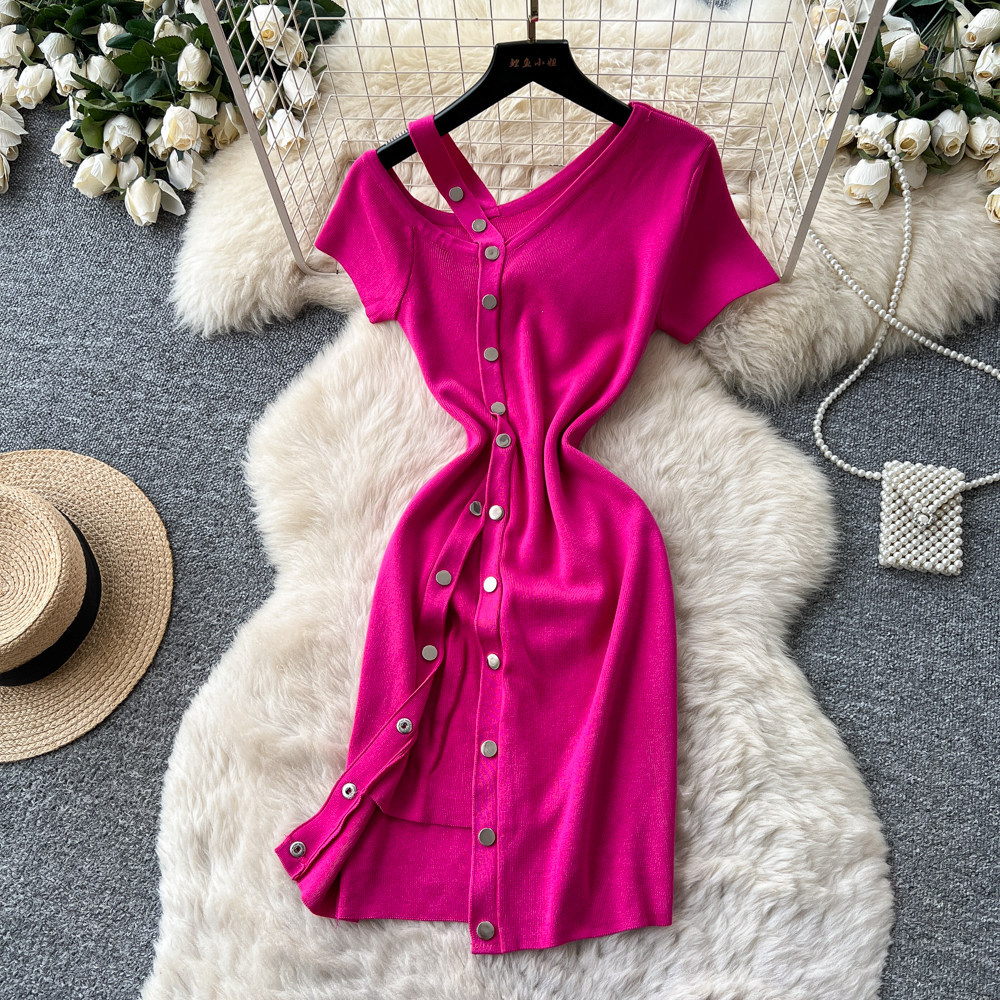 Wrap Dress Work - Vestido de Mujer, Vestidos de Longitud
