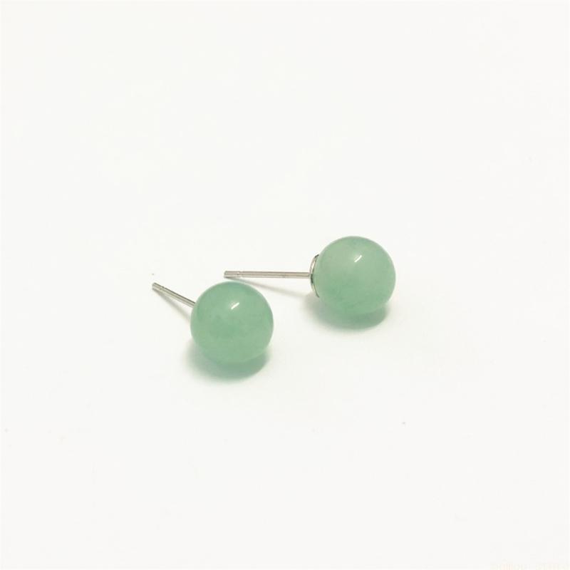 Formal Wear Jewelry For Women - Pendientes cuentas redondas Natural 31BF, joyería