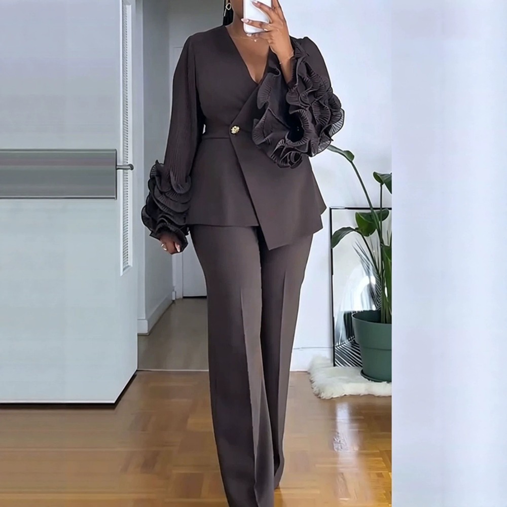 Women'S Formal Wear Pants - Traje de pantalón de 2 piezas
