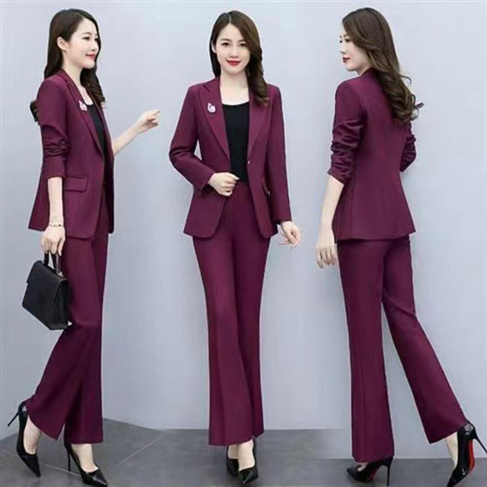 Women'S Formal Wear Pants - Conjunto de 2 Piezas para Mujer,