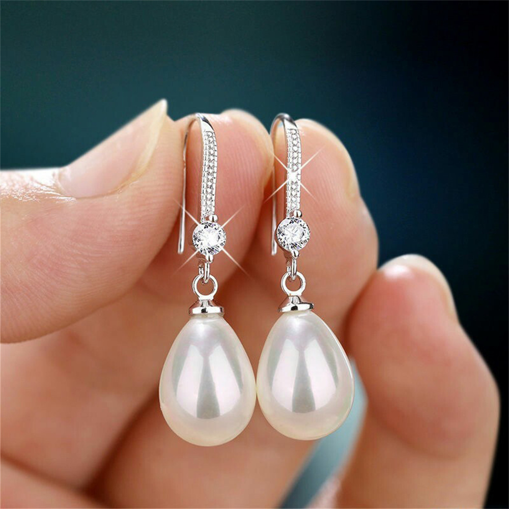 Formal Wear Jewelry For Women - Pendientes de perlas de imitación, joyería