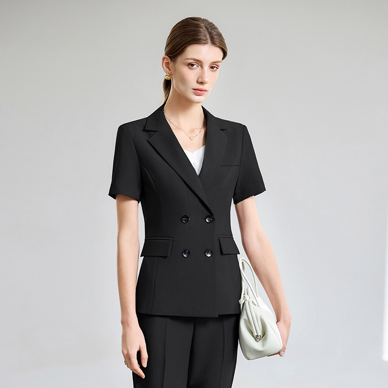 Traje de verano de manga corta - Women Formal Wear For Interview reseña y precio