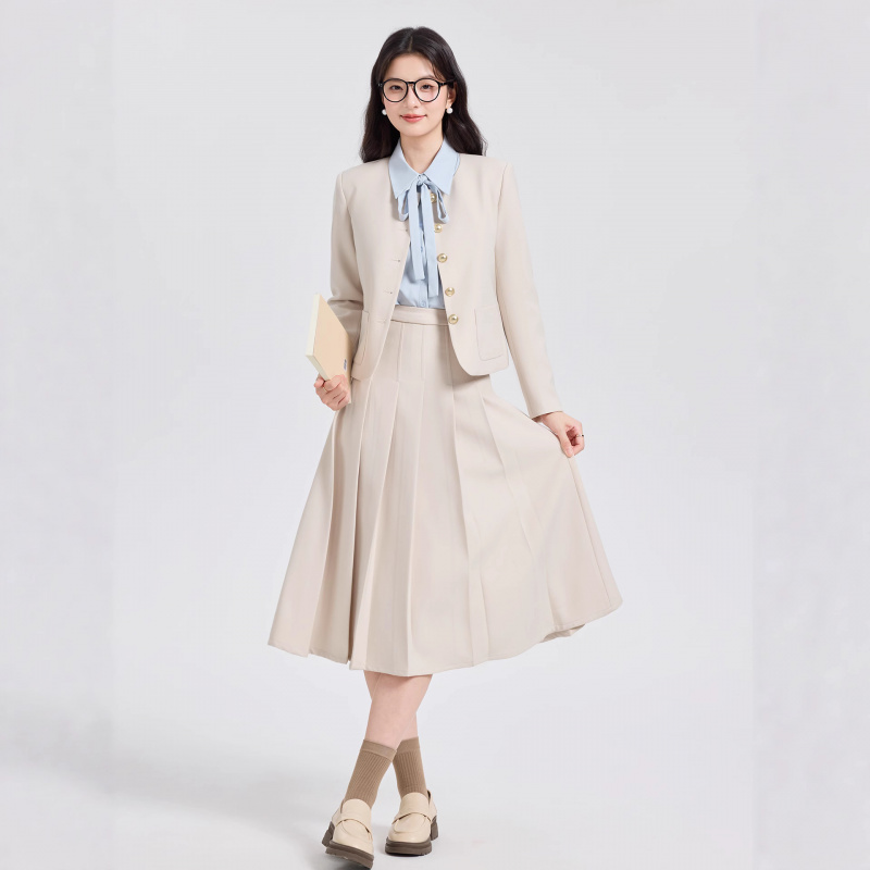 Conjunto de traje corto gris p - Women Formal Wear For Interview reseña y precio