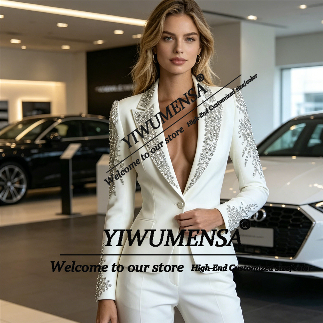 Trajes de Lujo para Mujer, Con - Women'S Formal Wear Pants reseña y precio