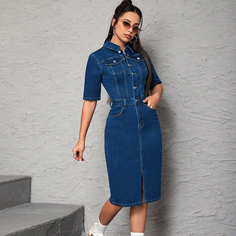 Vestido largo de mujer con cue - Wrap Dress Work reseña y precio