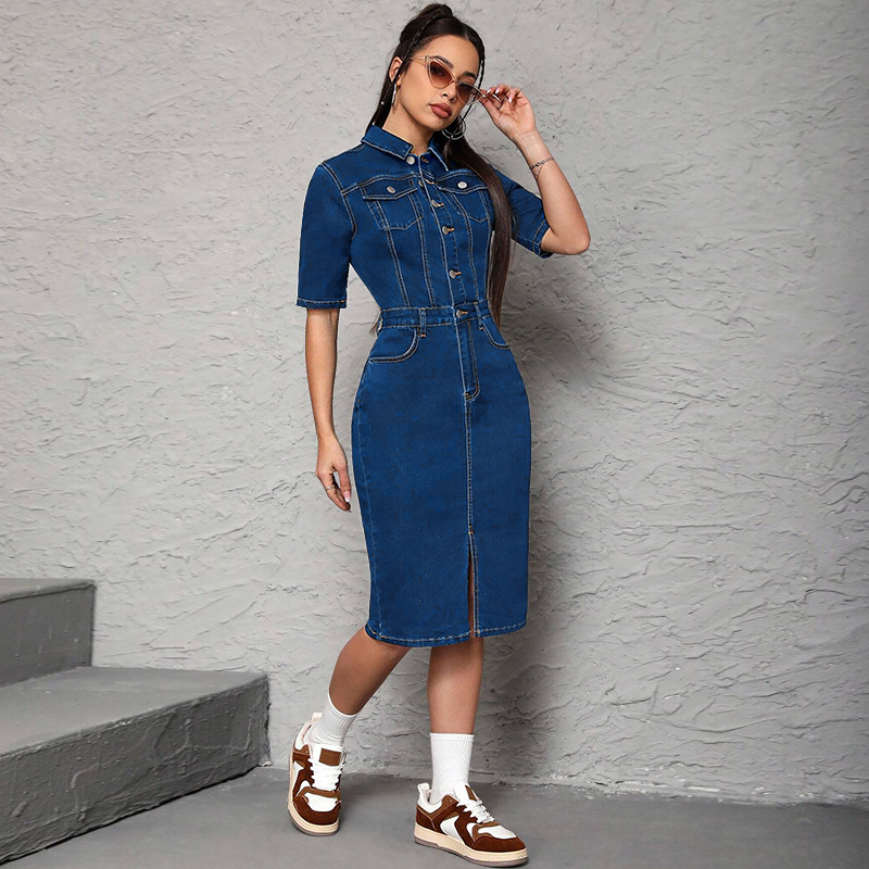 Vestido largo de mujer con cue - Wrap Dress Work reseña y precio