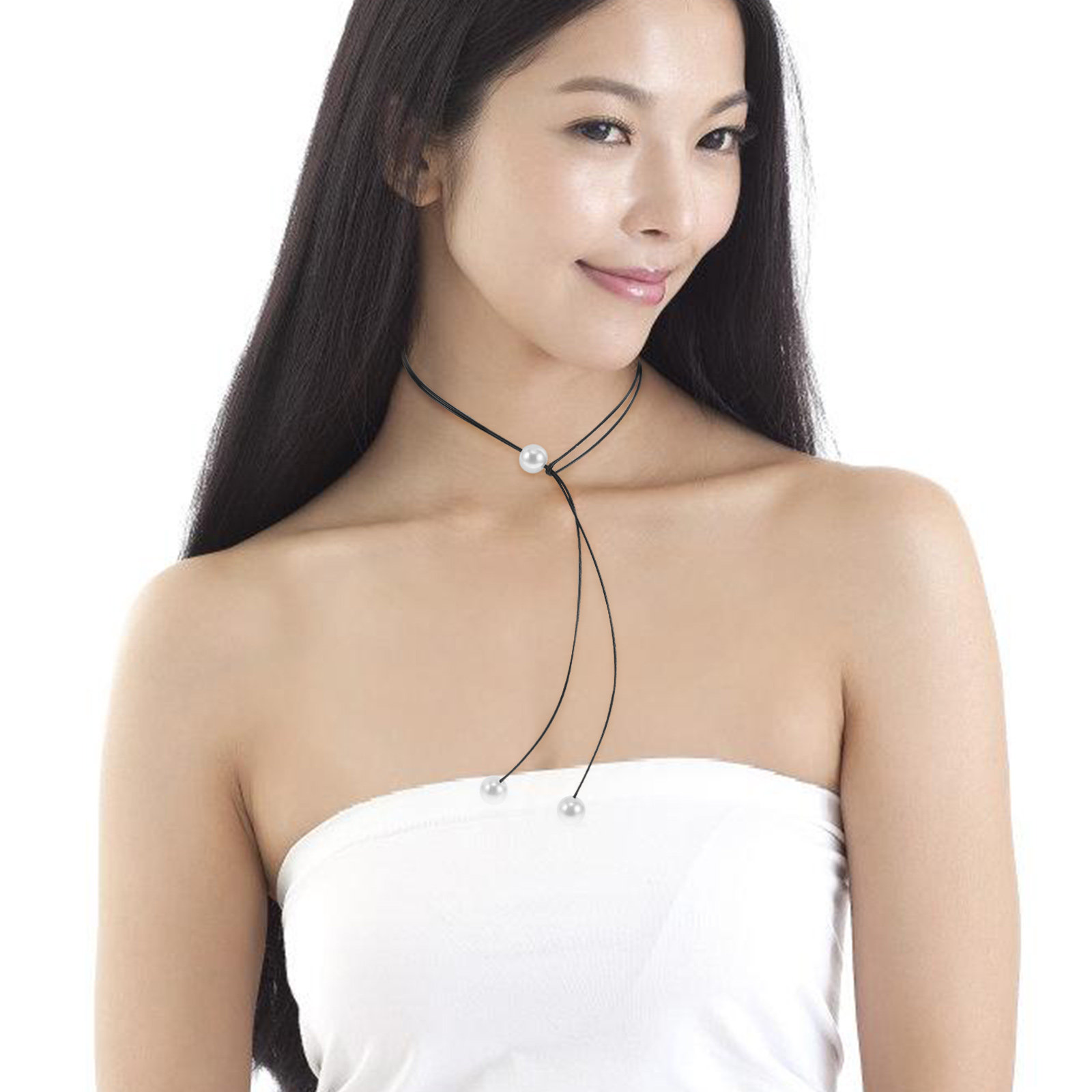 Collar de Cordón de Doble Capa - Formal Wear Jewelry For Women reseña y precio