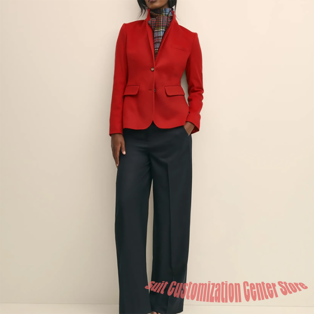 Ropa de lana azul marino para  - Women'S Office Formal Wear For Ladies reseña y precio