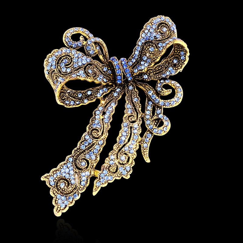 Broche Vintage en Forma de Laz - Formal Wear Jewelry For Women reseña y precio