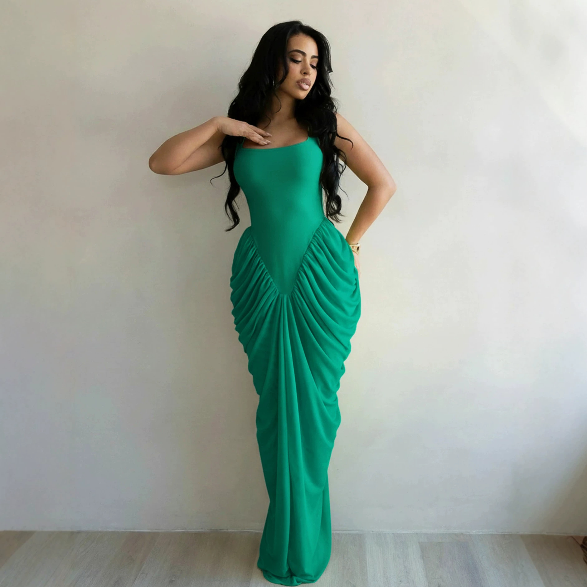 Vestido Largo para Mujer, Vest - Wrap Dress Work reseña y precio