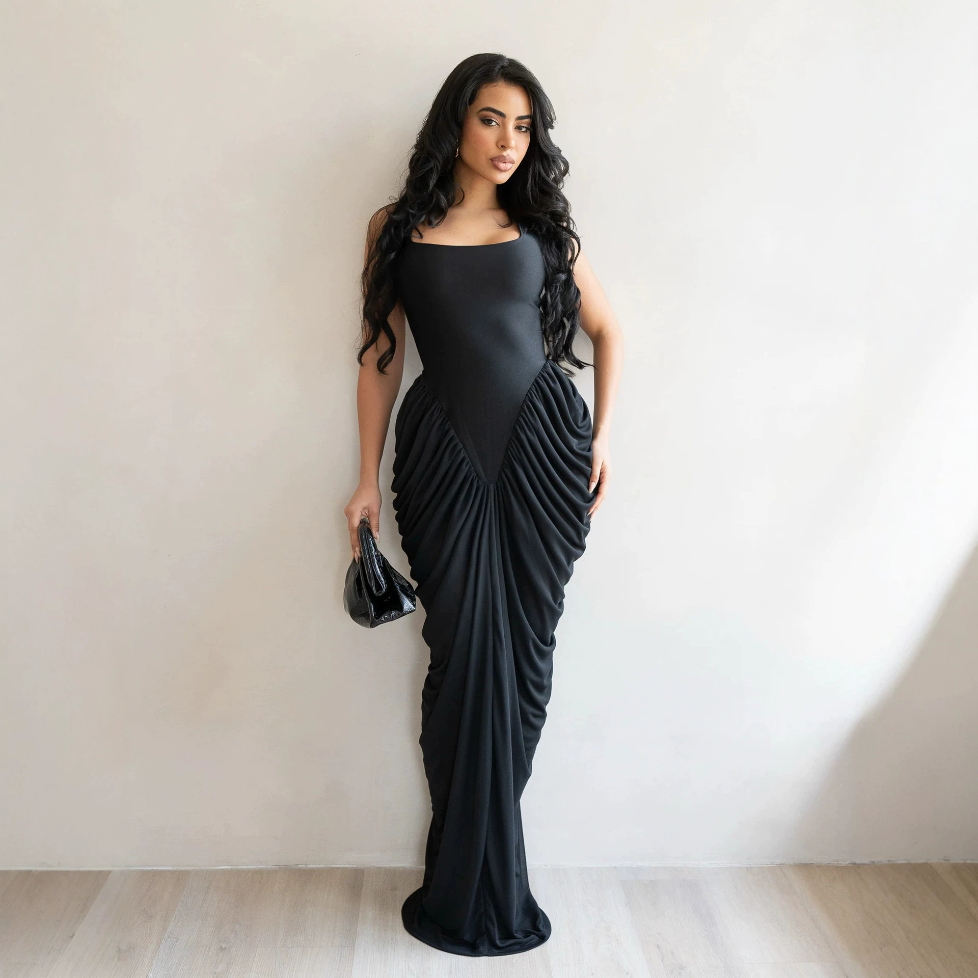 Vestido Largo para Mujer, Vest - Wrap Dress Work reseña y precio