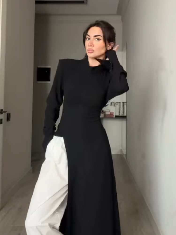 Vestido Maxi Elegante de Manga - Women'S Office Formal Wear For Ladies reseña y precio
