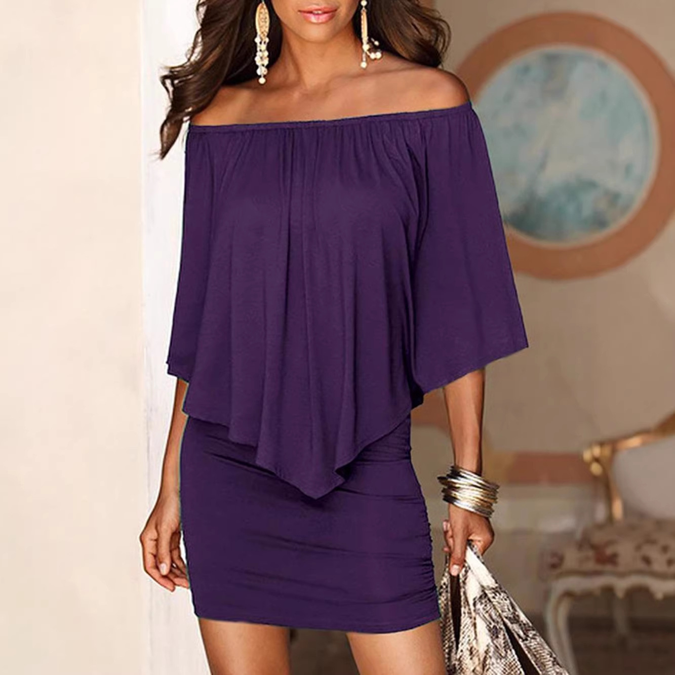 Vestido Corto para Mujer, Esti - Wrap Dress Work reseña y precio