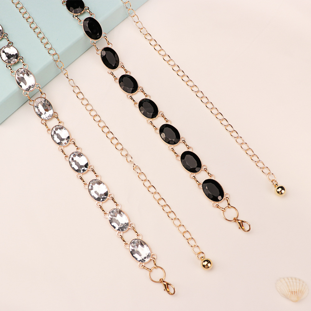 Cinturón de Metal Dorado con P - Formal Wear Jewelry For Women reseña y precio