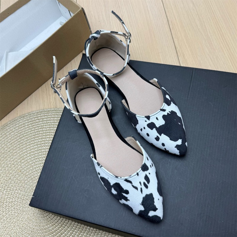 Zapatos Planos de Ante con Est - Wrap Dress Work reseña y precio