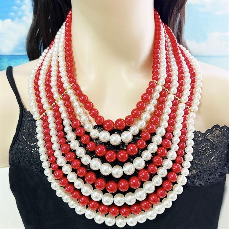Sofisticado collar perlas imit - Formal Wear Jewelry For Women reseña y precio