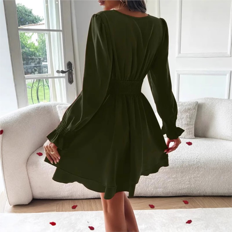 Vestidos 2025, ropa de mujer c - Wrap Dress Work reseña y precio