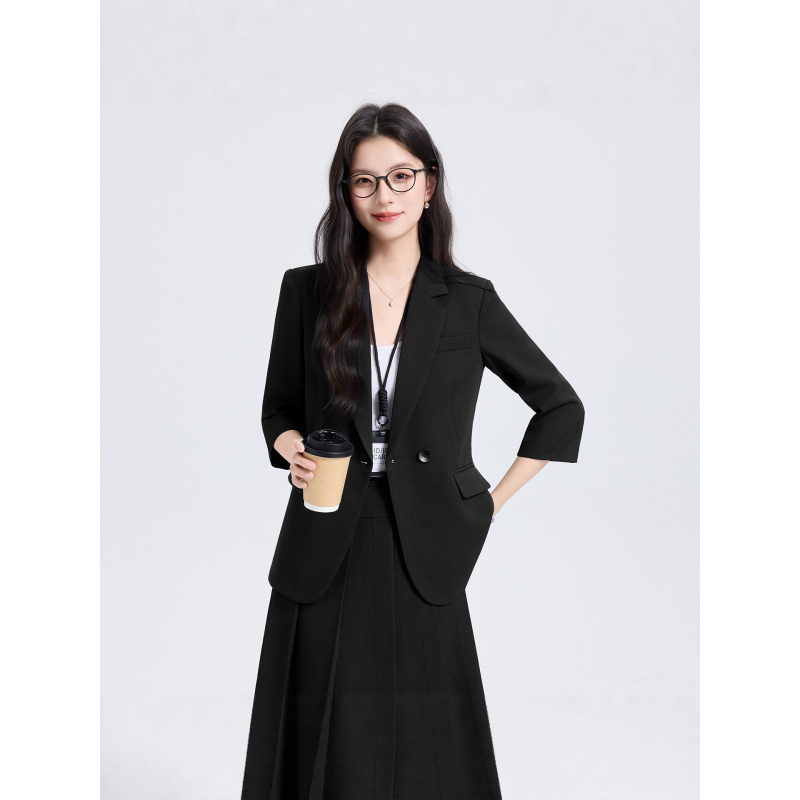Conjunto de Traje Azul Marino  - Women Formal Wear For Interview reseña y precio