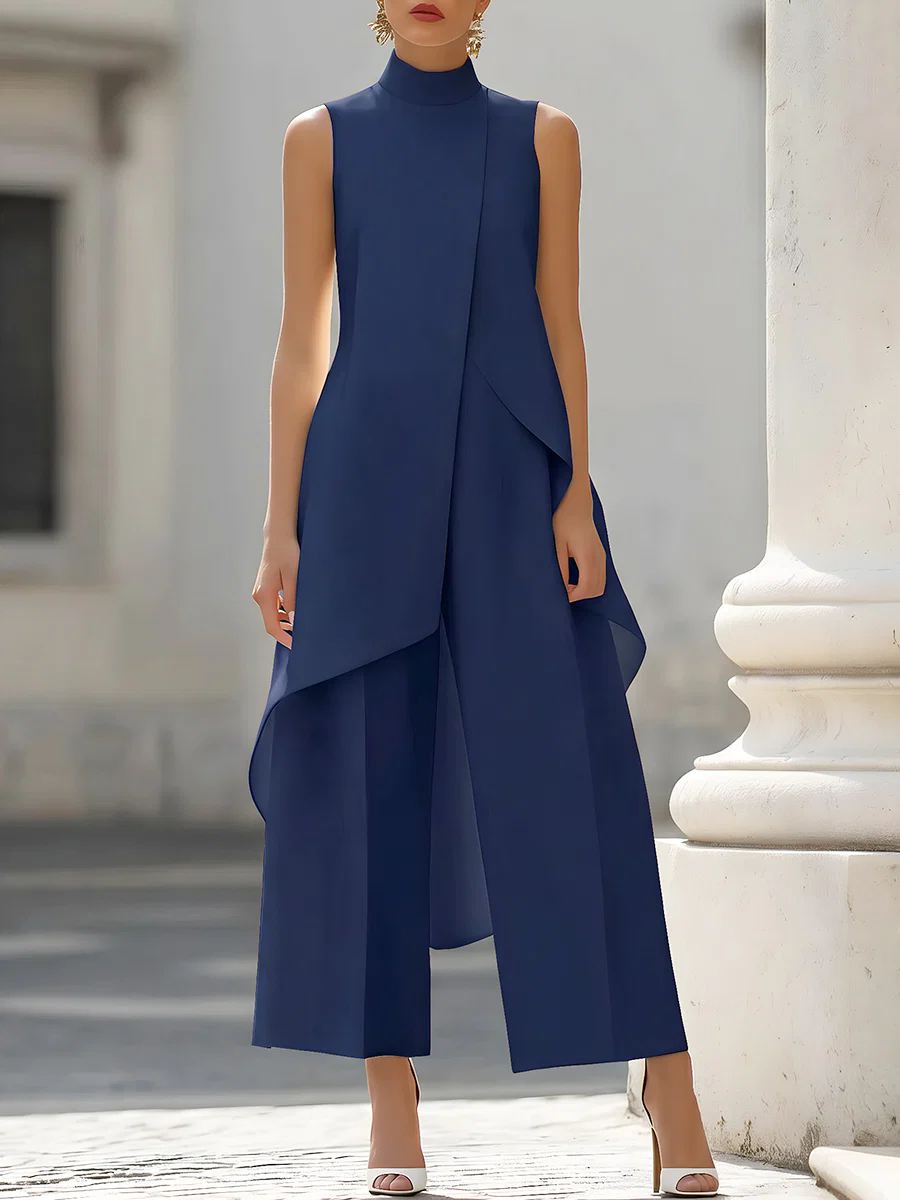 Mono sin mangas con cuello alt - Women'S Formal Wear Pants reseña y precio