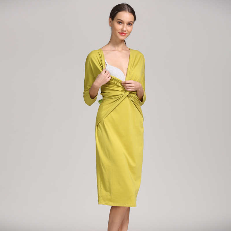 Vestido de Maternidad con Cuel - Wrap Dress Work reseña y precio