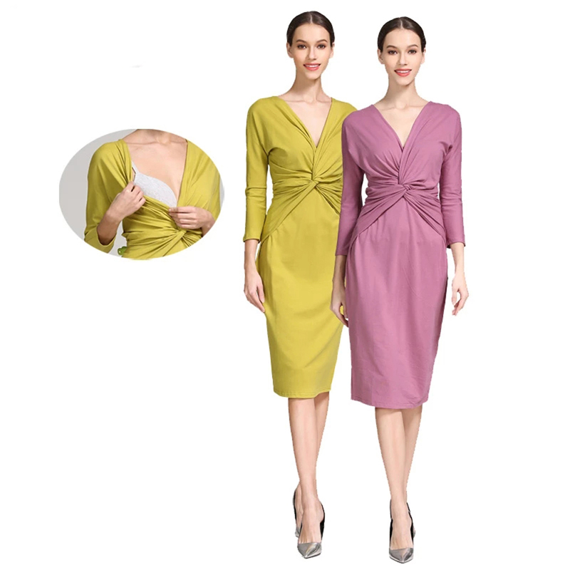 Vestido de Maternidad con Cuel - Wrap Dress Work reseña y precio