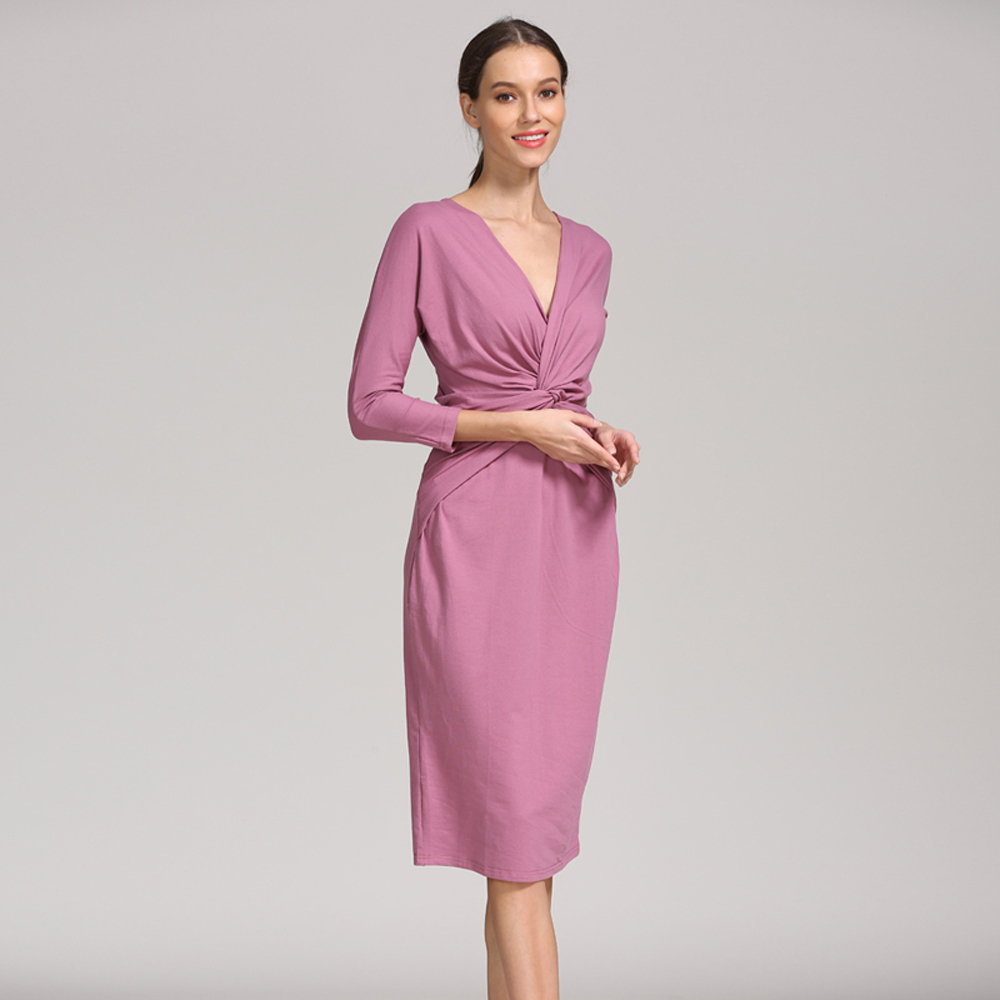 Vestido de Maternidad con Cuel - Wrap Dress Work reseña y precio