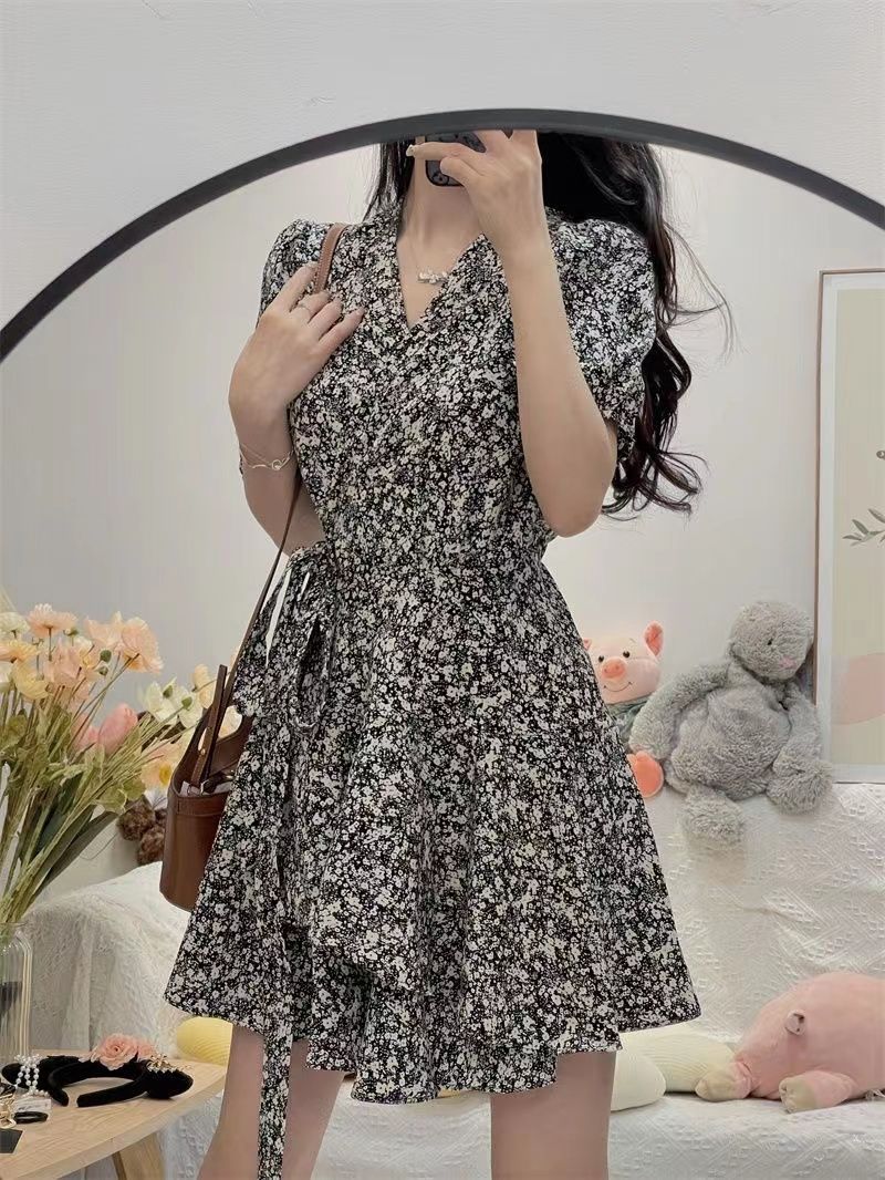 Little daisy-vestidos ajustado - Wrap Dress Work reseña y precio