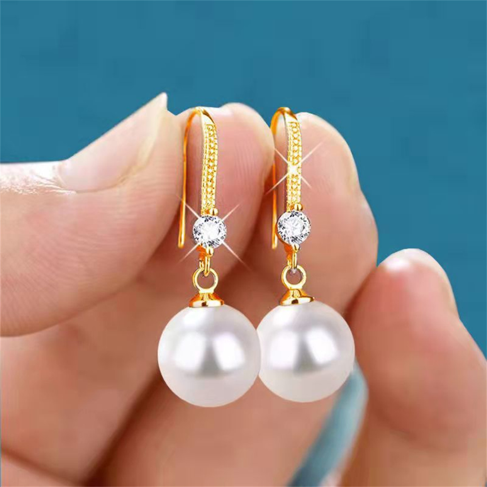 Pendientes de perlas de imitac - Formal Wear Jewelry For Women reseña y precio
