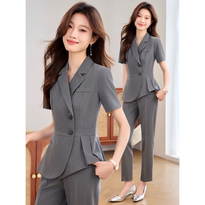 Traje profesional delgado azul - Formal Wear Jewelry For Women reseña y precio