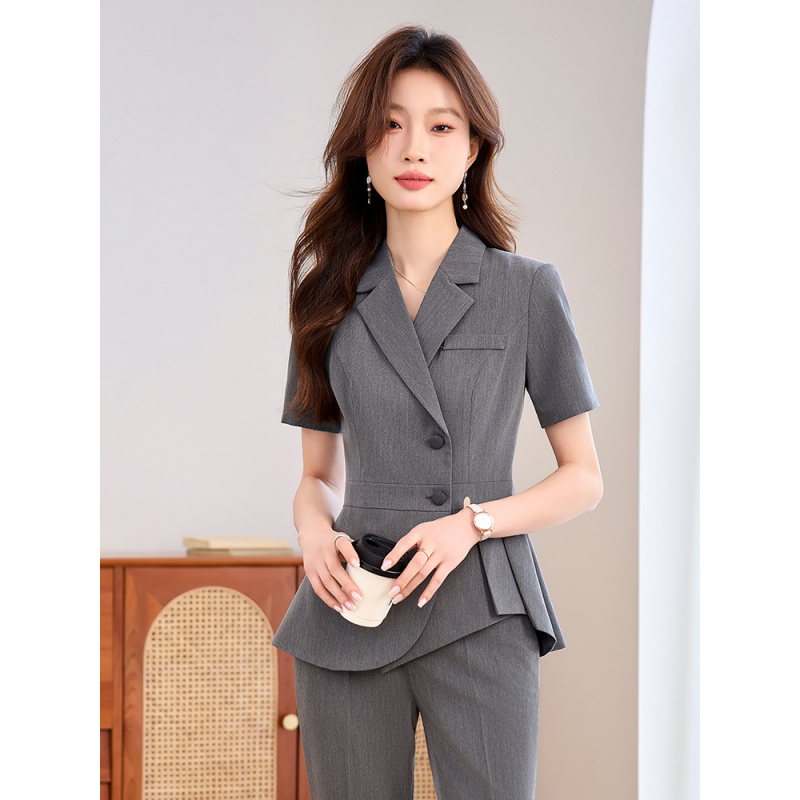 Traje profesional delgado azul - Formal Wear Jewelry For Women reseña y precio